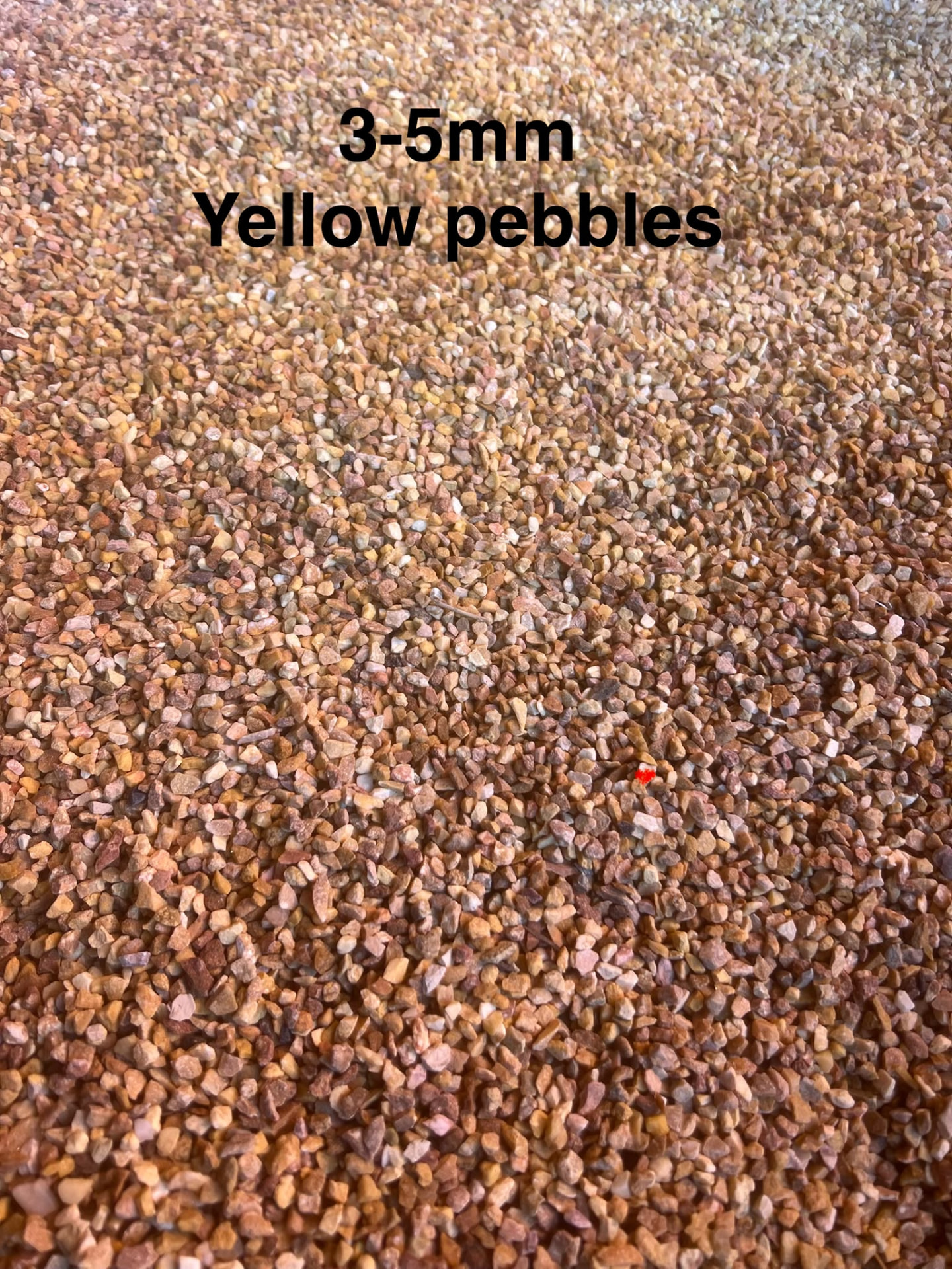 3-5mm Yellow Pebbles surfacing finish